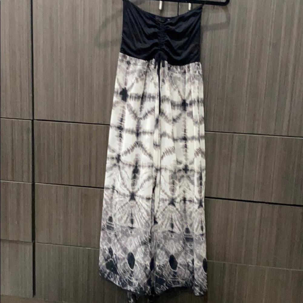 Strapless summer dress